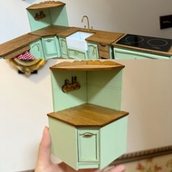 Simulation Miniature Miniature Kitchen Baby House Corner Cabinet Scene Doll Decoration Model Toy Can