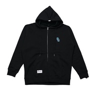 AKUDESIGN Lasso Oversize Zipper Hoodie Black
