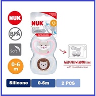 NUK Space Silicone Soother Orthodontic Size 0-6m