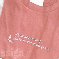 Áo thun 3158 yustudio form rộng chất cototn khô 3158 mẫu If you never bleed