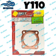 0.2mm 0.3mm 0.4mm 0.5mm 54mm 57mm UP Yamaha Y110 SS 2 Two New Racing Cooper Head Gasket Block Gasket