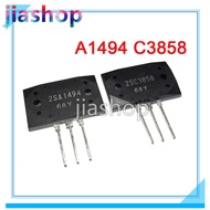 1 Pair Original Sanken Transistor 2SA1494 2SC3858 MT-200 Silicon A1494 C3858 NPN + PNP Audio Amplifi