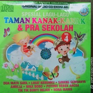 CD audio original lagu taman kanak-kanak dan pra sekolah