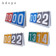Adepe 4- Flip Scoreboard, Large Scoreboard for Competition Games, Table Scoreboard for Basketball, T