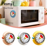 PEONY1 Kitchen Timer, Magnetic 60-Minute Mechanical Timer,  Visual Countdown Clock for Home Cooking