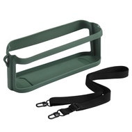 Silicone Cover Skin Shockproof Bluetooth-Compatible Speaker Cover Anti-drop with Shoulder Strap for 