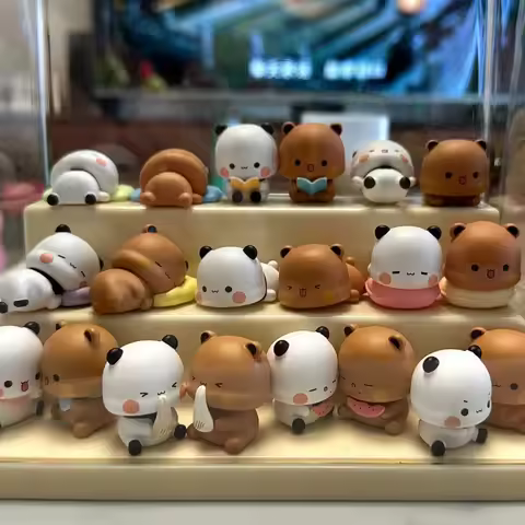 Genuine Yier And Bubu Daily Series Blind Box 2nd Bullet Kawaii Bubu Dudu Desktop Cute Ornament Figur