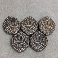 Selected Antiques Qing Dynasty Five Emperor Silver Ingots Five Two Rewards Silver Palace Money Rewar