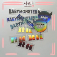 BabyMonster Sticker Collection Kpop Ruka Pharita Asa Rami Rora Chiquita Ahyeon Waterproof