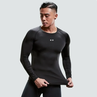 [Oossoo] Men Running Compression T-shirt Long sleeves Sport Tees Gym Fitness Sweatshirt Male Jogging