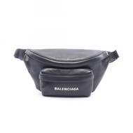 【二手】BALENCIAGA世家 (Balenciaga) 腰包/斜背包 EVERYDAY BELTPACK 552375 黑色/白色皮革日常腰包 男女通用