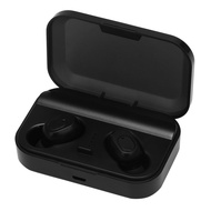 TECHCHIP-TWS Wireless Sports Bluetooth 5.0 Bass Earphones Binaural Noise Reduction Sports Headset Earbuds with 2000MAh Charging Case