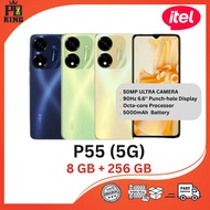 ITEL P55 5G (8GB+256GB) 50MP Dual Clear Camera | Revolutionary Speed With 5G Network | 5000mAh