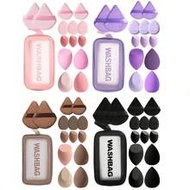 15pcs Makeup Sponge Set, Multi-Color Makeup Sponges, Wet And Dry Dual-Use Makeup Sponge Blender, Inc