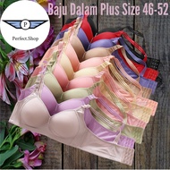 PS Baju Dalam Extra Besar Saiz Kain Jersey 4 Cakut 46-52 CD Extra Plus Big Size Bra non wired with 4