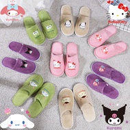 Lowest PriceCute Cartoon Indoor Slippers, Travel Portable Slippers, Unisex Hotel Cotton Slippers, Flat Shoes