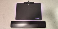 DAREU 達爾優 RGB 滑鼠墊 加 木製手腕墊