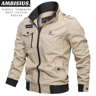 Men's commando jacket, casual jacket, men's motorcycle jacket, distro jacket