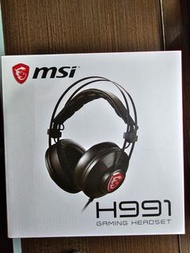 MSI 有線頭戴式電競耳機 H991