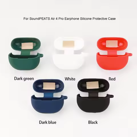 Headphone Protective Case Suitable For SoundPEATS Air 4 Pro Earphone Soft Cover Shockproof Shells Ho
