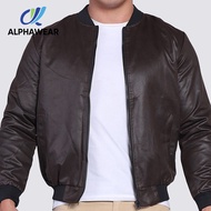 Men Faux Leather Jacket - Classic Biker Style [7777]