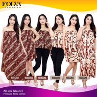 KATUN FOLVA Kemben SPA Salon Massage Facial premium fine cotton batik motif