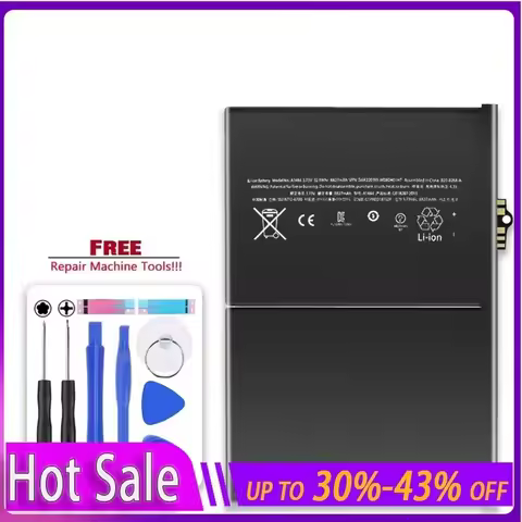 Tablet Battery for Apple IPad 5 & Air 1 Replacement Bateria A1474 A1475 A1476 A1822 A1823 A1893 A195