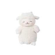Miniso Cute Standing Cherry Blossom Sheep Plush Toy Warm White Lamb Ultra Soft Doll