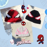 Spiderman Beanie Spider Man Knitted Unisex Handmade by Mesers