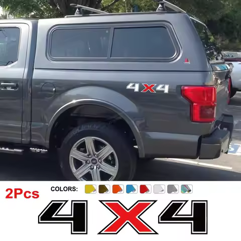 Pickup 4x4 Off Road Stickers For Ford F150 Ranger Toyota Hilux Maxus T60 Isuzu Dmax Truck Vinyl Deca