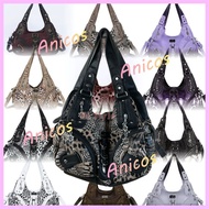 Angel Kiss Original Y2K AngelKiss Hot Girl Leopard Print Tie Dye Crossbody Bag Vintage Shoulder Bag