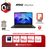 MSI NOTEBOOK VENTURE 15 AI A1MG-002TH | 15.6" FHD | Intel Arc Graphics | Intel Core Ultra 7 | 16GB(8