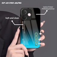 OPPO A5 PRO 4G/5G Glass Softcase Latest Mobile Phone Case - OPPO A5 PRO 4G Mobile Phone Protector/5G