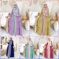 CE Maxidress Ceruty/Gamis Syari Ceruty/Baju Muslim Syari Ceruty Kala