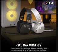 Corsair HS80 MAX WIRELESS Gaming Headset (GUNMETAL/PEARL WHITE)