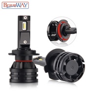 BraveWay 16000LM 6500K 12V H1 H4 H7 H11 9005 HB3 9006 HB4 LED Car Headlight Bulbs Auto LED Bulbs LED