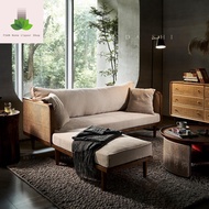 CSV3 Vine Master Nordic solid wood rattan sofa combination B&B leisure wabi-sabi living room single 