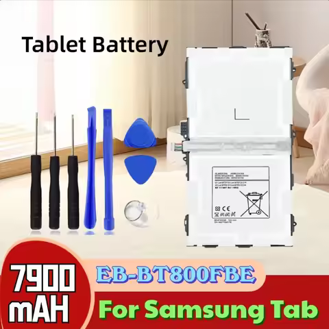 EB-BT800FBE 3.8V 7900mAH Tablet Battery for Samsung Tab S10.5 2014/T800/807/801/805