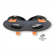 YETPLUS R.EYEBALL YM003-2 GU10 RD BLACK