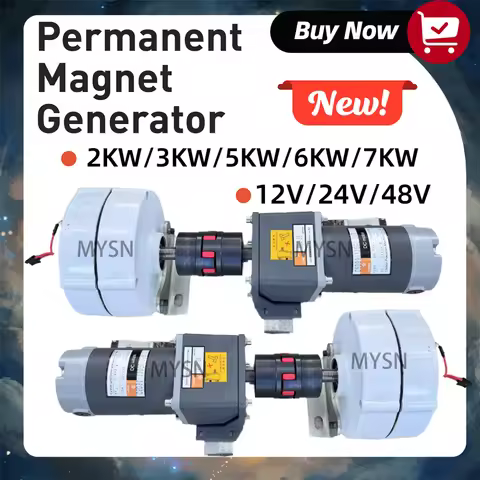 24V 48V Electric Generator 5KW 3KW 6KW Permanent Magnet Generator 3 Phase AC Alternator For Camping 