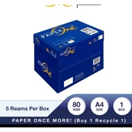 A4 HVS Paper 80gr Paper One 1 box