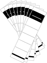 Pack of 50 Self-Adhesive Folder Spine Labels, Self-Adhesive, Folder Stickers Spine Wide, Folder Labe