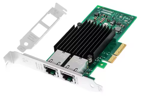 New 10gb PCIE x4/x8/x16 Ethernet Network Adapter for Intel X550T2 Copper Dual RJ45 Port Lan Card NIC