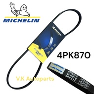 Fan Belt 4PK870 4PK595 Proton Wira 1.3 1.5 Alternator Belt Power Steering Belt Belting 4PK870 4PK595