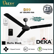 DEKA Ceiling Fan DEKA DK10 56" 5 Blades 5 Speed AC Motor Regulator Control DEKA DR9 Regulator Fan Ki