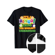 Men's Funny Bingo Night Party T-Shirt - Bingo Caller & Player Gift with Bingo Ball Numbers & Letters