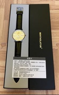 Mentholatum 曼秀雷敦 130週年 紀念錶 手錶 真皮手錶 #2021地球日