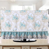 MHLCD TV Cover Household Hanging Simple Dust Towel55Inch New TV Cover Cloth Protective Cover