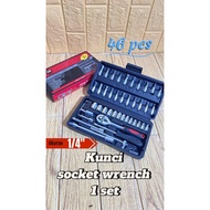 Socket Wrench set 46pcs 1/4 Socket Wrench set 46pcs