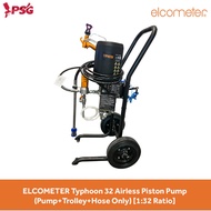 ELCOMETER Typhoon 32 Airless Piston Pump (Pump+Trolley+Hose Only) [1:32 Ratio]